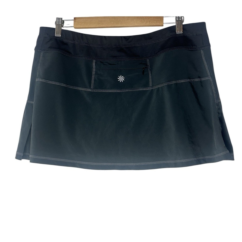 Athleta Skirt Skort Women's Large Gray‎ Tennis Atheisure Outdoor Stretch